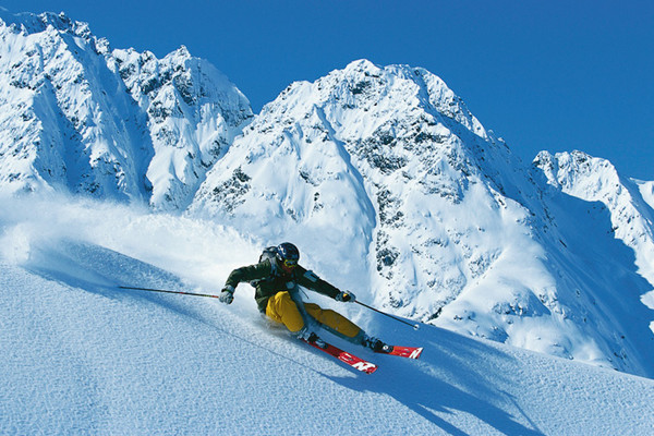 Австрия - горнолыжный курорт.