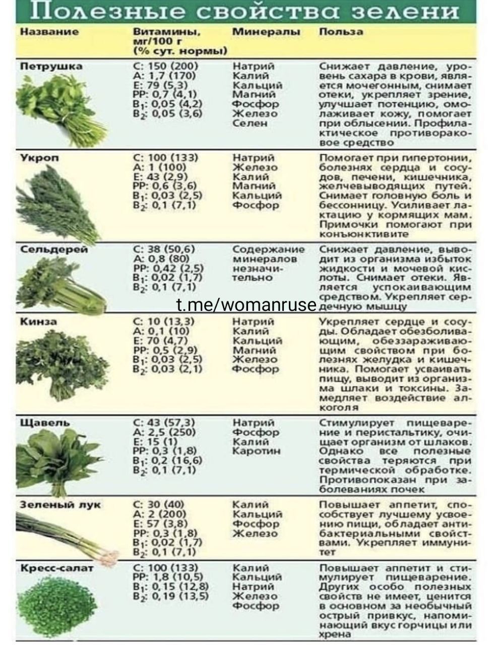 Петрушка при диетах быстро