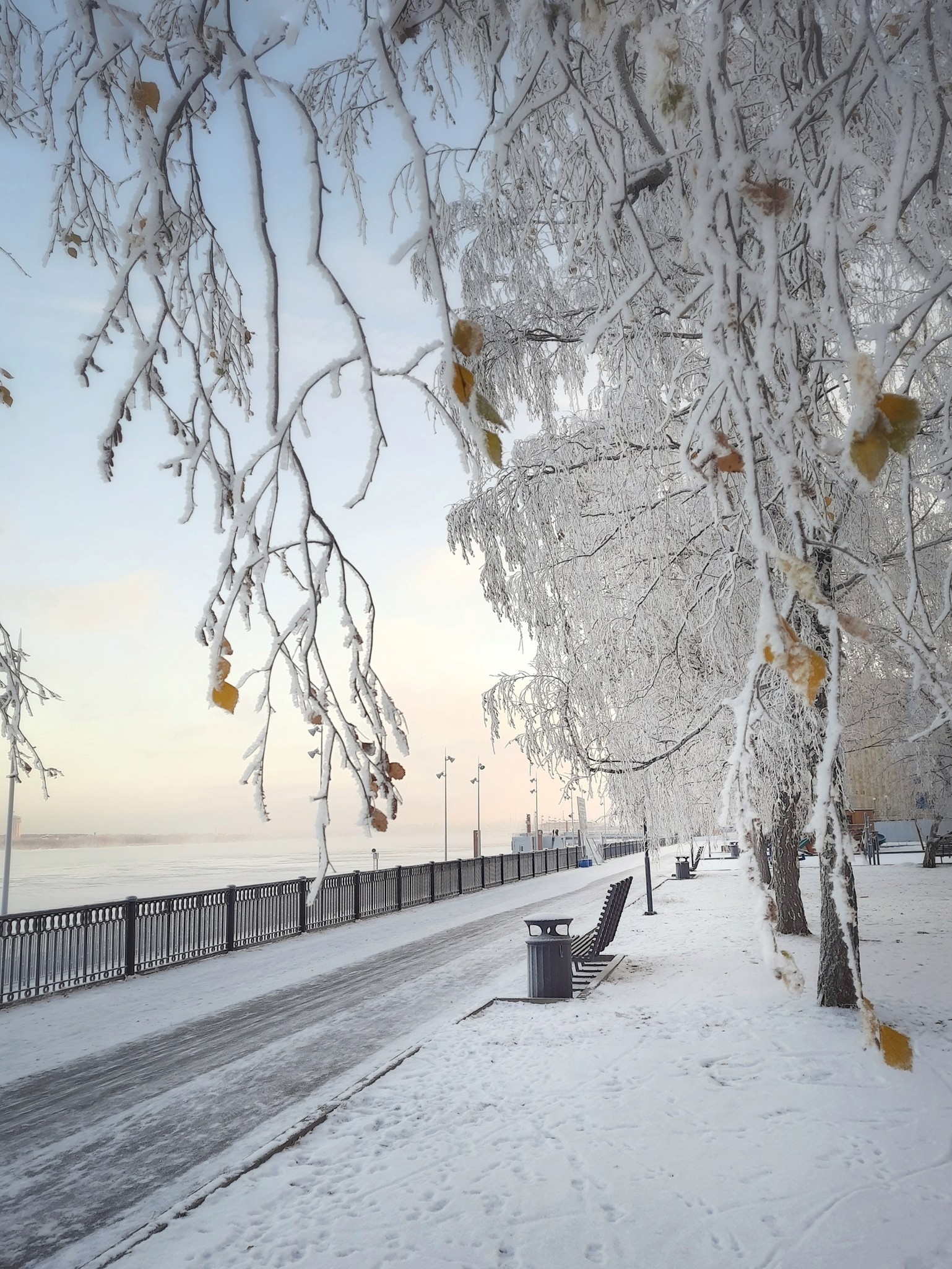 Город Пермь зимой